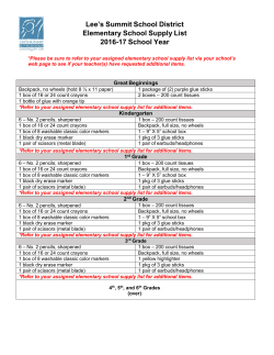 Printable version - Lee`s Summit School District
