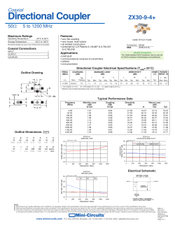 datasheet - Mini Circuits