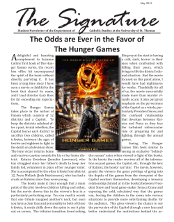 The Odds are Ever in the Favor of The Hunger Games