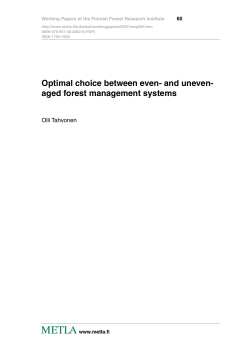 Optimal choice between even- and uneven