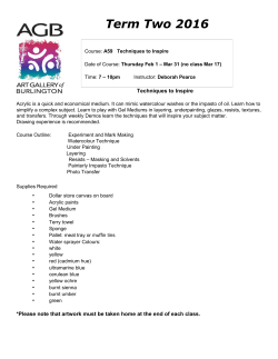 A59 Techniques to Inspire - Art Gallery of Burlington