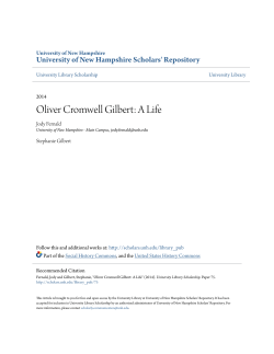 Oliver Cromwell Gilbert: A Life