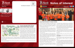 Notes of Interest