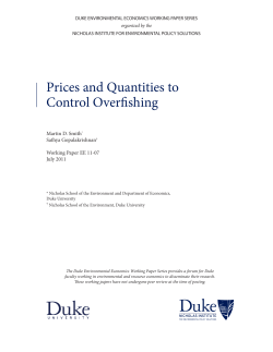 Prices and Quantities to Control Overfishing