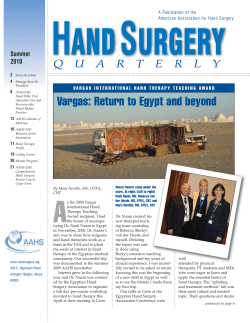 Summer - American Association for Hand Surgery