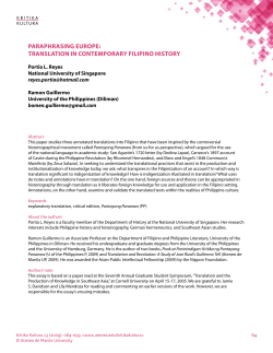 ParaPhrasing EuroPE: TranslaTion in