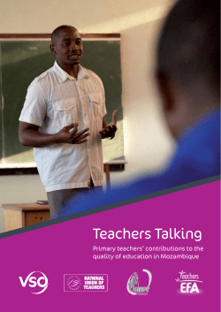 Teachers Talking - Voluntary Service Overseas