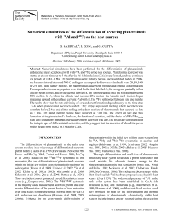 Numerical simulations of the differentiation of accreting