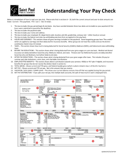 Understanding Your Pay Check