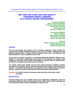 Any Time, Any Place, Any Pace-Really?