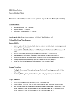 Make a Mind Map/Flash Cards on: