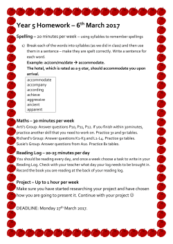 Please click here for this week`s homework