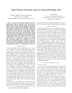 Fault Tolerant Four-State Logic by Using Self