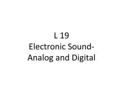 L 19 Electronic Sound