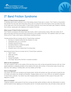 IT Band Friction Syndrome