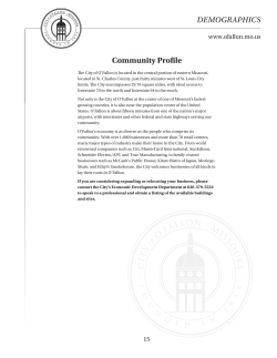 Community Profile DEMOGRAPHICS