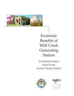Economic Benefits of Wolf Creek Generating Station