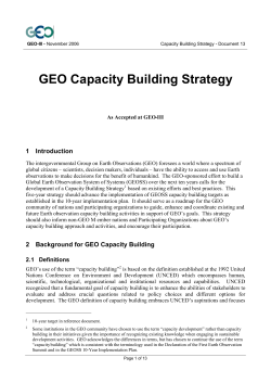 13 - Capacity Building Strategy