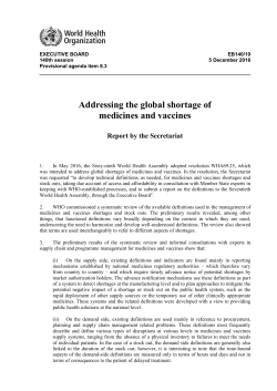 EB140/19 - World Health Organization