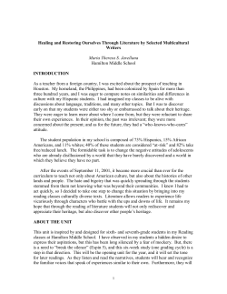 Healing and Restoring Ourselves Through Literature by Selected