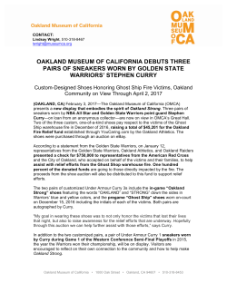 OAKLAND MUSEUM OF CALIFORNIA DEBUTS THREE PAIRS OF