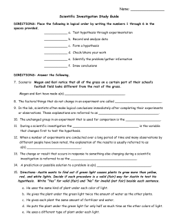 Scientific Investigation SG (blank)