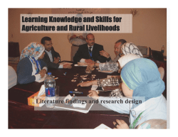 Literature review and research design