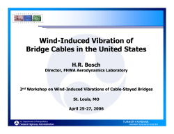 Wind-Induced Vibration of Bridge Cables in the United States