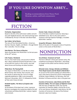 FICTION NONFICTION
