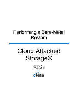 Cloud Attached Storage
