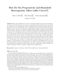 How Do Tax Progressivity and Household