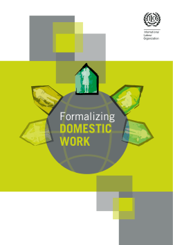 Formalizing Domestic Work - AP Migration