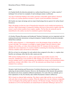 Biotechnical Physics TIF040 exam questions 2014 (A) Explain
