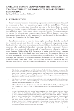 appellate courts grapple with the foreign trade antitrust