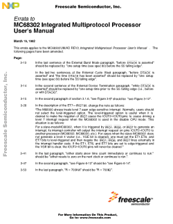 M nte rate Mult rotocol rocessor ser s Manual