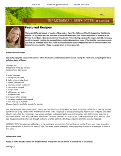 Featured Recipes - Dr. John McDougall