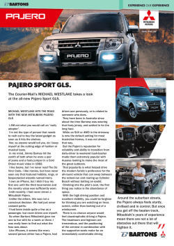 PAJERO SPORT GLS.