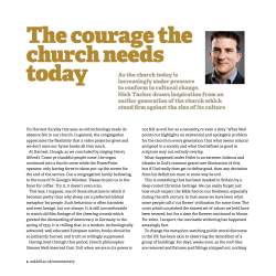 The courage the church needs