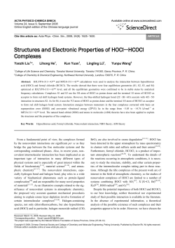 Structures and Electronic Properties of HOCl&middot;&middot;&middot;HCOCl Complexes