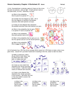 Honors Geometry Chapter 4 Worksheet #3 Name: