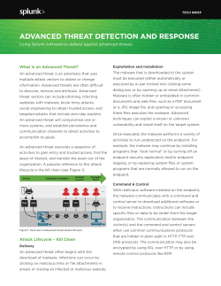 advanced threat detection and response