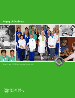 Legacy of Excellence - Greenville Health System