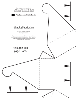 page 1 of 5 Hexagon Box