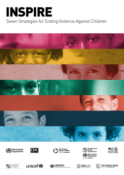 INSPIRE: Seven Strategies for Ending Violence Against Children