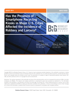 Has the Presence of Smartphone Recycling Kiosks