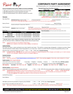 corporate party agreement