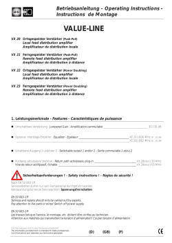 value-line - Radio Matériel