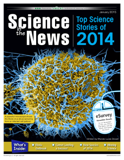 Top Science Stories of