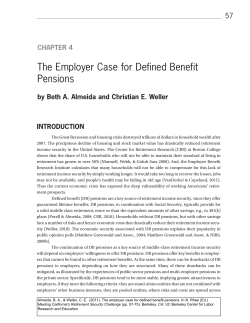 Meeting California`s Retirement Security Challenge