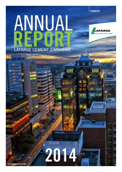 LAFARGE CEMENT ZIMBABWE